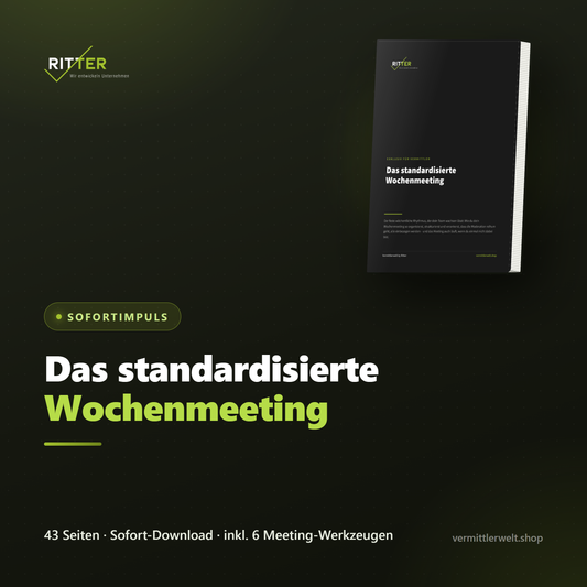 Das standardisierte Wochenmeeting – Institut Ritter